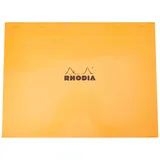 Rhodia 38200C Notizblock (DIN A3+, 42 x 31,80 cm, mikroperforiert, kariert, 80 Blatt) 1 Stück orange
