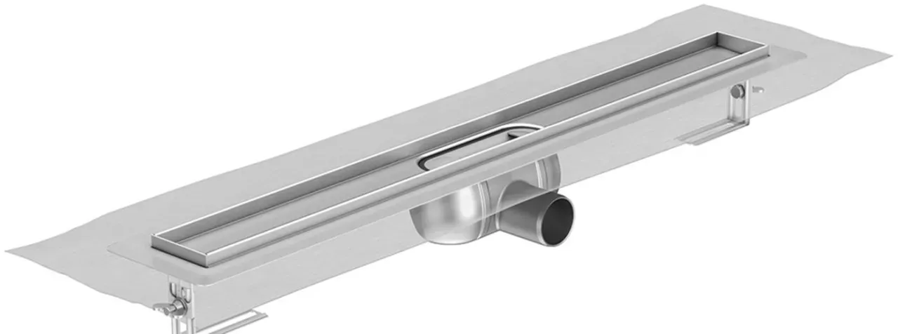 ACO ShowerDrain C, Rinnenkörper, 78,5 cm, Einbauhöhe Oberkante Estrich: 8 – 12,8 cm, ohne Aufkantung 9010.85.21