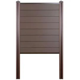 MCW WPC Sichtschutz 105 cm braun