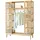 [en.casa] Garderobenschrank Hudiksvall 185 x 140 x 45 cm Beige