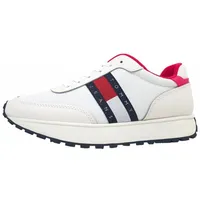 Tommy Hilfiger TJW Retro Runner Damenschuhe Sportive Schnürer Weiß, Schuhgröße:39 EU - Weiß - 39