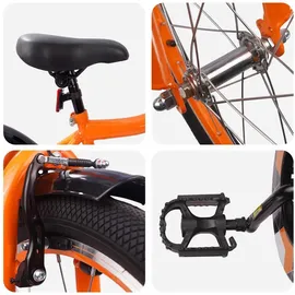 vidaXL Kinderfahrrad 20 Zoll Farbe orange