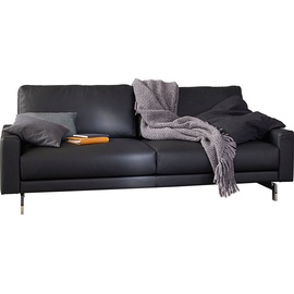 HÜLSTA sofa 3-Sitzer »hs.450«, Armlehne niedrig, Fuß chromfarben glänzend, Breite 204 cm, blau