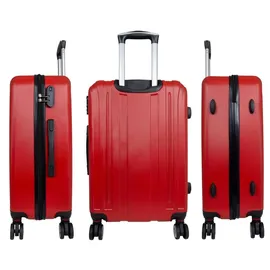 warenhandel könig Borsum 4-Rollen Cabin 55 cm / 38 l rot/gestreift