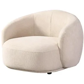 Home Deluxe Sessel CASARA Webstoff 99 x 104 x 72 cm Beige ergonomisch