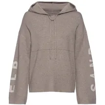 ELBSAND Hoodie Damen taupe Gr.36/38
