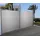 Mendler Windschutz 188 cm grau Aluminium