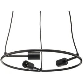 LUCANDE Linnard Hängeleuchte aus Stahl, 3-flammig