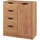 [en.casa] Varkaus 90 x 80 x 40 cm Eichenoptik / Braun