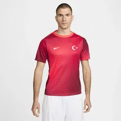 Türkei Academy Pro Nike Dri-FIT Kurzarm-Fußballoberteil für Herren - Rot, S