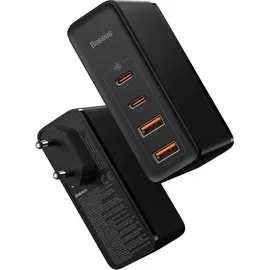 Baseus GaN2 Pro Quick Charger (100 W), USB + 2x USB-C 100W EU Schwarz