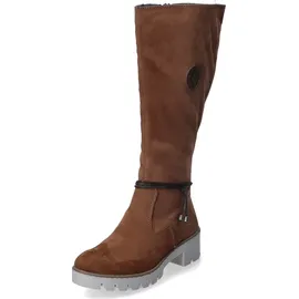 Rieker Damen Winterstiefel X5793, Frauen Stiefel,langschaftstiefel,wasserdicht,Boots,Winterschuhe,uebergangsstiefel,braun (24),38 EU, / 5 UK - 38