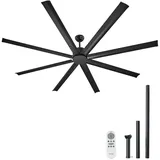Vevor 213 cm Deckenventilator Schwarz