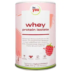 For You Whey Protein Isolate Joghurt-Himbeere Pulver