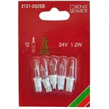 Konstsmide 2121-052SB Ersatzbirne 5er-Blister, klar