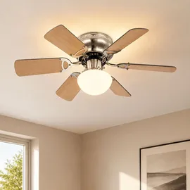 GLOBO Deckenventilator 76 cm Deckenventilator Grau