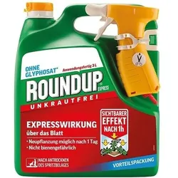 Roundup Express Unkrautfrei Sprühsystem 3 Liter Anwendungsfertig
