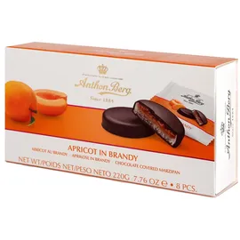 marzipan-nougat Aprikose in Brandy Pralinen 220 g