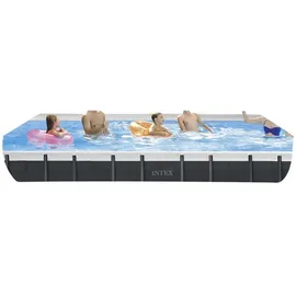 Intex Ultra XTR Frame Pool-Set rechteckig 732 x 366 x 132 cm inkl. Sandfilteranlage