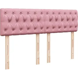 vidaXL Boxspringbett 140 x 200 cm Rosa