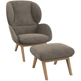 flexlux Hocker Adria Polyester 54 x 41 x 41 cm Braun