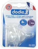 Dodie Evolution+ tétine en silicone débit 3 Tétine(S) 2 pc(s)