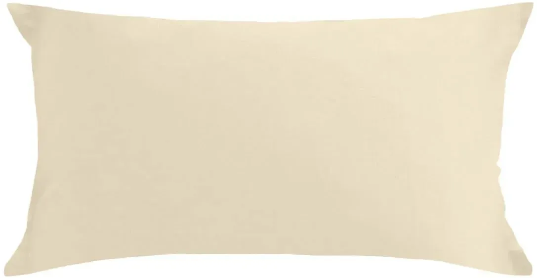 Curt Bauer Uni Mako-Satin Kissenbezug Kissenbezug einzeln 40x80 cm | champagner - beige