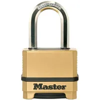 Master Lock Kombinations-Vorhängeschloss Excell M115EURDLF Messing