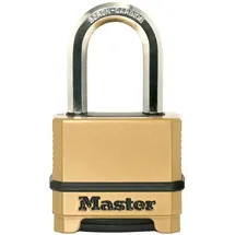 Master Lock Kombinations-Vorhängeschloss Excell M115EURDLF Messing