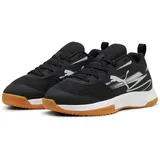 Puma Varion II Jr Indoor Court Shoe, Black-Cool Light Gray-Gum, 33 EU