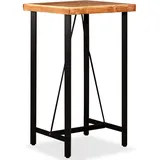 vidaXL Bartisch 60 x 60 x 107 cm Braun