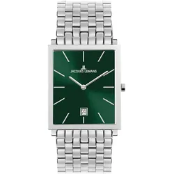 Jacques Lemans 1-2173I Herren-Armbanduhr Nizza Grün