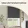 Songmics Seitenmarkise 1,4 x 2,5 m grau Polyester