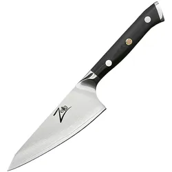 Alpha-Royal Japanese Serie 4,5` Honesuki Messer Damaszener-Stahl Schwarz