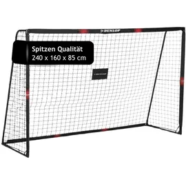 Dunlop Fußballtor Schwarz/Rot 240 x 160 x 85 cm
