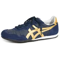 Onitsuka Tiger - Unisex Serrano Schuhe, 46 EU, Midnight/Pure Gold - 46 EU