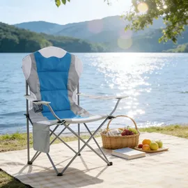 Mondeer Campingstuhl 2er Set Blau