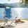 Mondeer Campingstuhl 2er Set Blau