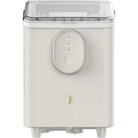 Berlinger Haus Eiswürfelmaschine - Kompakter Ice Maker Retro-Design mit 0,8L Wassertank & 120W - 12kg Eis in 24h, Eisherstellung, Weiss