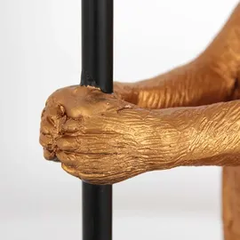 Steinhauer Erdmännchen Tischlampe Gold Schwarz