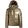khujo Damen Winterjacke mit Kapuze warme Steppjacke kurz in glänzender Optik mit abnehmbarer Kapuze Devina Shiny-YM Gold Gr. S - S