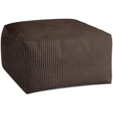 DreamRoots Sitzsack, Graubraun, Textil, 70x40x70 cm, Oeko-Tex® Standard 100, Wohnzimmer, Hocker, Sitzsäcke, XXL Sitzsäcke