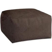 DreamRoots Sitzsack, Graubraun, Textil, 70x40x70 cm, Oeko-Tex® Standard 100, Wohnzimmer, Hocker, Sitzsäcke, XXL Sitzsäcke