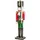 Infactory Handbemalter Deko-Nussknacker Soldat aus Holz 48,5 cm Mehrfarbig