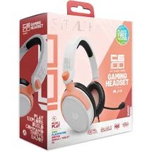 Stealth Gaming C6-100 Gaming Headset Pfirsich/Weiß Multiplattform