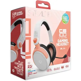 Stealth Gaming C6-100 Gaming Headset Pfirsich/Weiß Multiplattform
