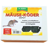 Dr. Stähler Mäuseköder-Depot mit Schlagfalle