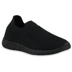 Damen Slip Ons in Schwarz