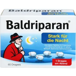 BALDRIPARAN Stark für die Nacht überzogene Tab. 60 St.