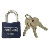 Primaster Vorhängeschloss Messing Blau 55 Mm Inkl. 3 Schlüssel Vorhängeschlösser - Primaster